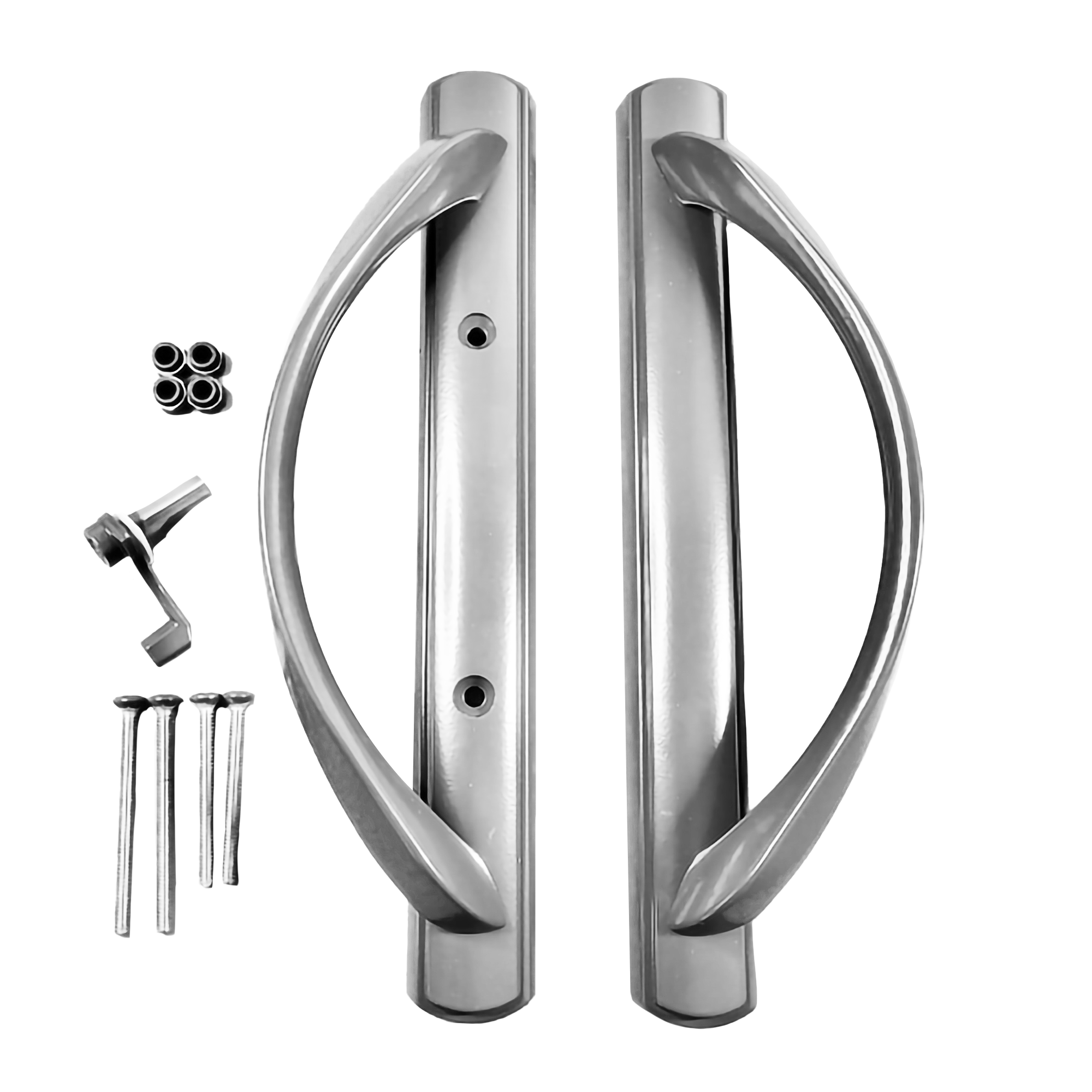 (DH-645) Amesbury Truth Handle Set For Doors, 3-15/16" Hole Space - SQUARE DRIVE LATCH - Garage and Sliding Door Hardware